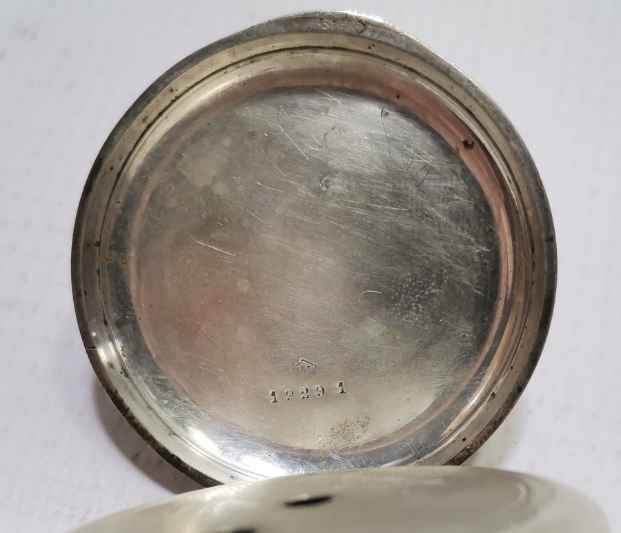 GÜMÜŞ KÖSTEĞİYLE OSMANLI DÖNEMİ GÜMÜŞ KASA CEP SAATİ