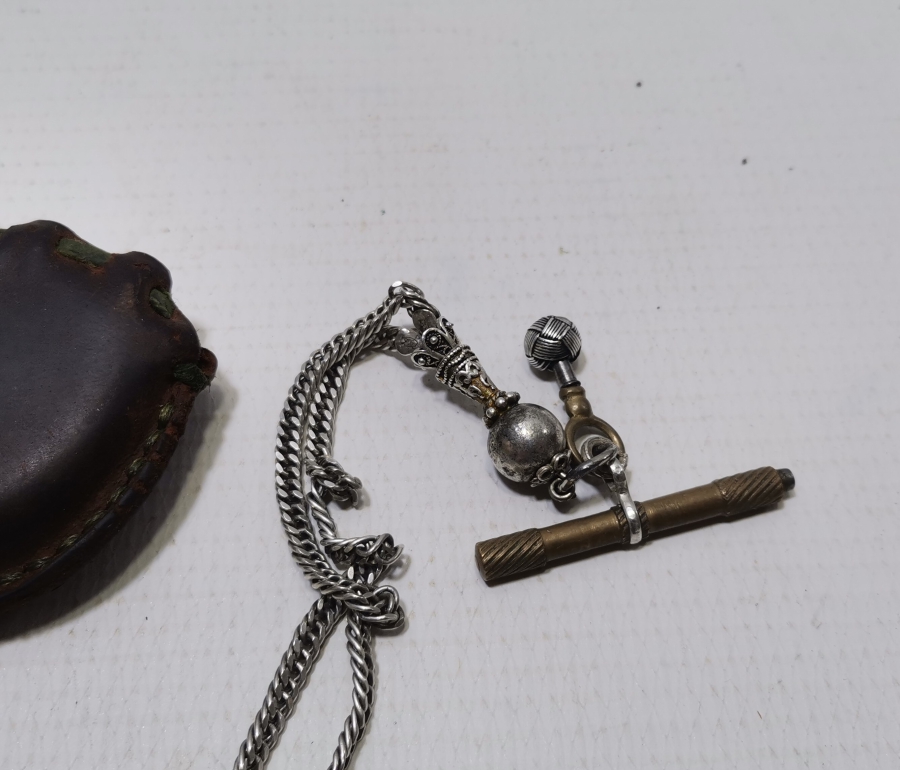 GÜMÜŞ KÖSTEĞİYLE OSMANLI DÖNEMİ GÜMÜŞ KASA CEP SAATİ