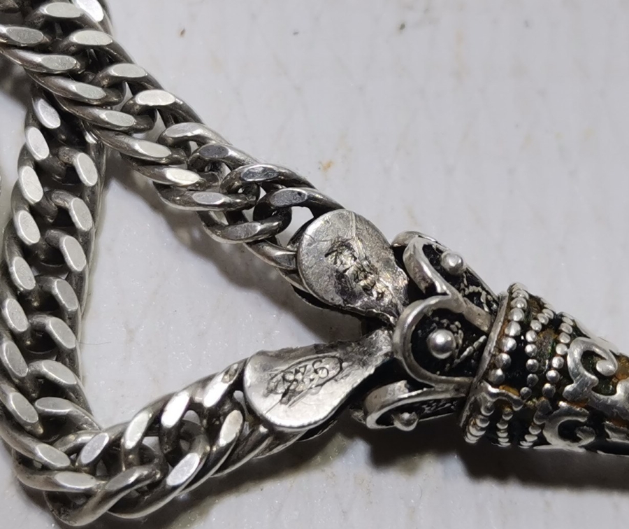 GÜMÜŞ KÖSTEĞİYLE OSMANLI DÖNEMİ GÜMÜŞ KASA CEP SAATİ