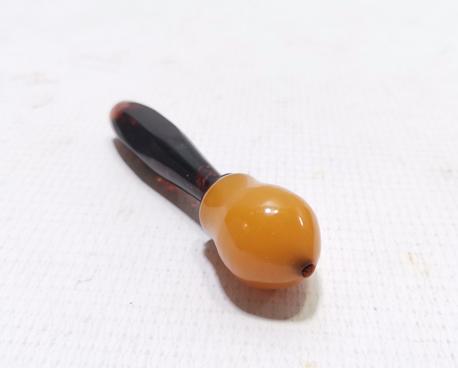 OSMANLI DÖNEMİ SIKMA KEHRİBAR SİGARA AĞIZLIĞI