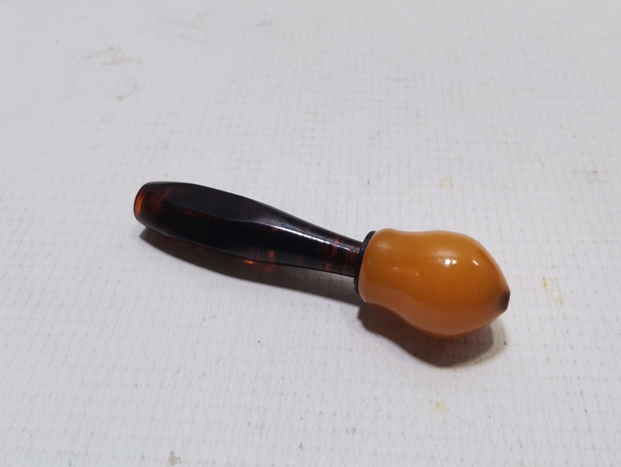 OSMANLI DÖNEMİ SIKMA KEHRİBAR SİGARA AĞIZLIĞI