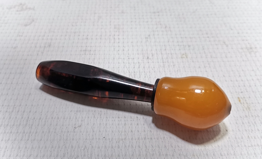 OSMANLI DÖNEMİ SIKMA KEHRİBAR SİGARA AĞIZLIĞI