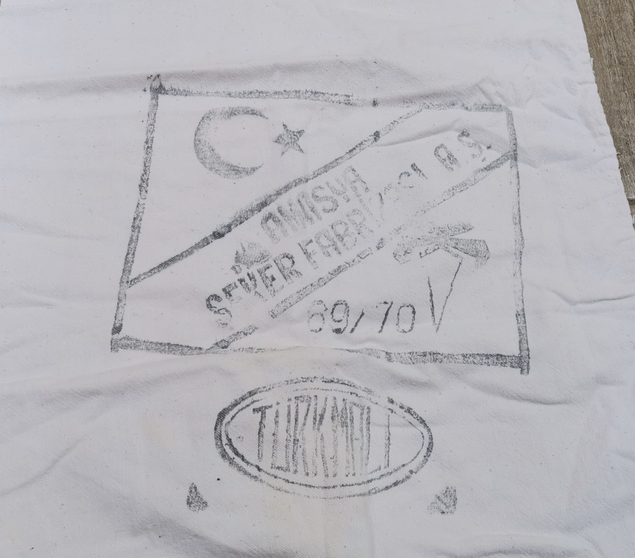 1970 YILI AMASYA ŞEKER FABRİKASI ŞEKER ÇUVALI