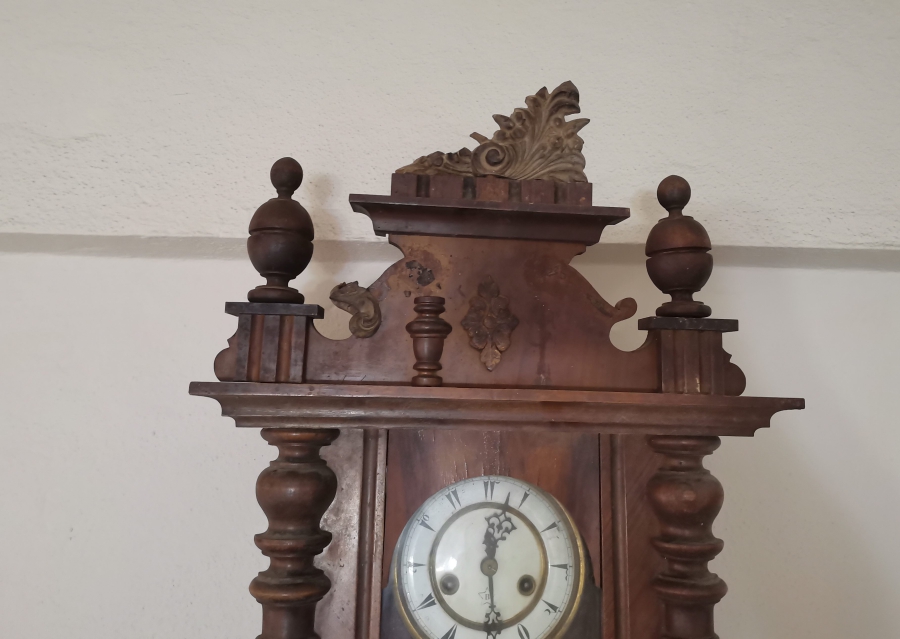 OSMANLI DÖNEMİ BÜYÜK BOY AHŞAP KASA DUVAR SAATİ