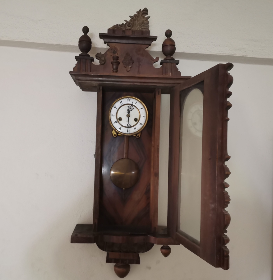 OSMANLI DÖNEMİ BÜYÜK BOY AHŞAP KASA DUVAR SAATİ