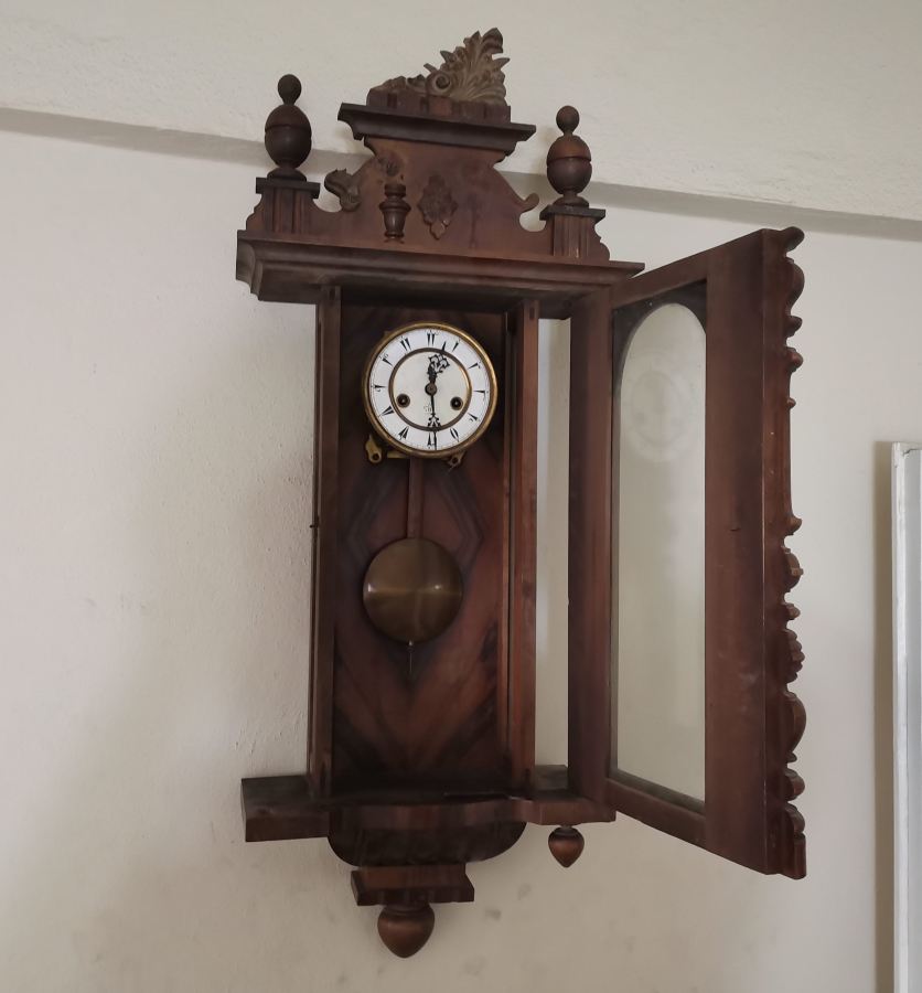 OSMANLI DÖNEMİ BÜYÜK BOY AHŞAP KASA DUVAR SAATİ