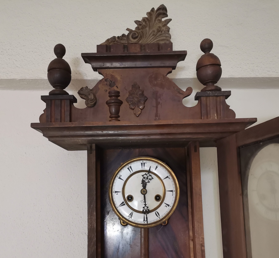 OSMANLI DÖNEMİ BÜYÜK BOY AHŞAP KASA DUVAR SAATİ