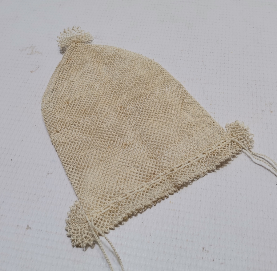 OSMANLI DÖNEMİ İĞNE OYALI İPEK GELİN KESESİ