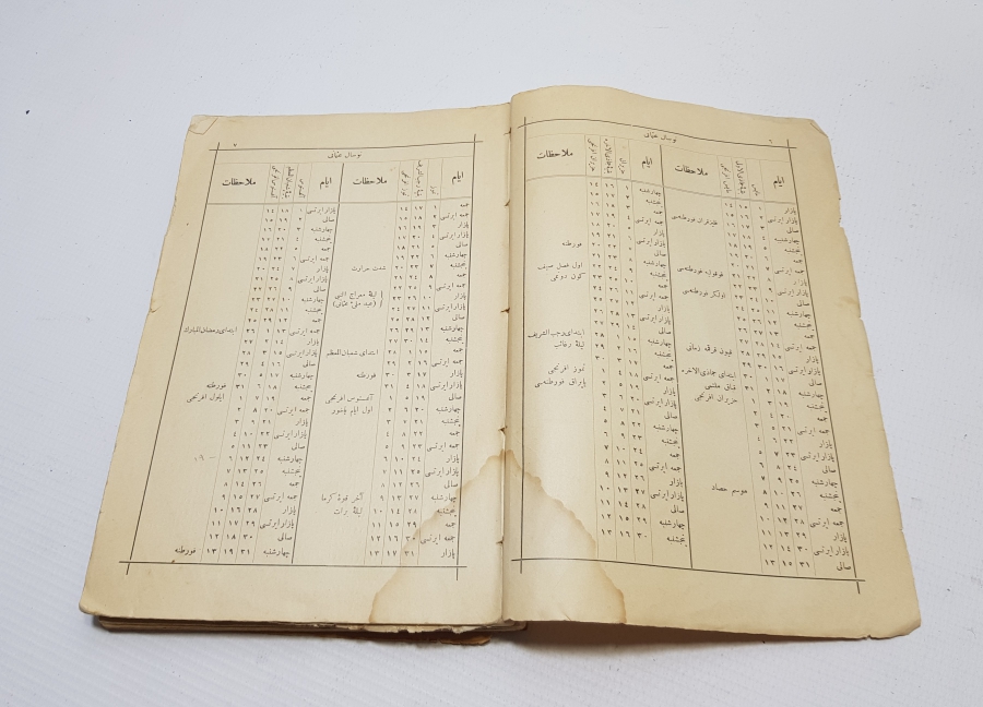 OSMANLI DÖNEMİ BÜYÜK BOY MECMUA