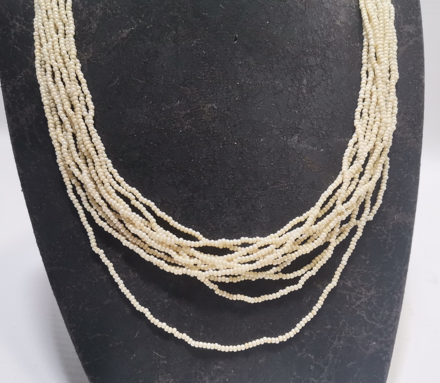 OSMANLI DÖNEMİ İNCİ FORMLU OPAL GERDANLIK