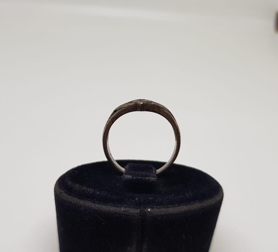 GEMİCİ DÜĞÜMÜ FORMUNDA YAPILMIŞ GÜMÜŞ YÜZÜK