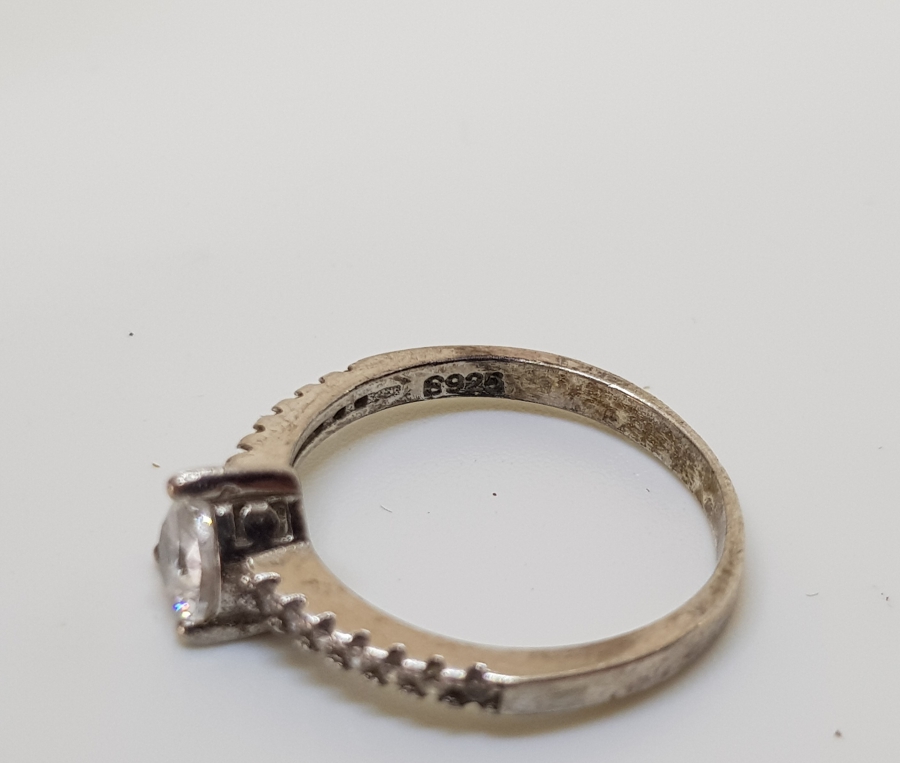 TAMTUR TEKTAŞ MODELİ GÜMÜŞ YÜZÜK