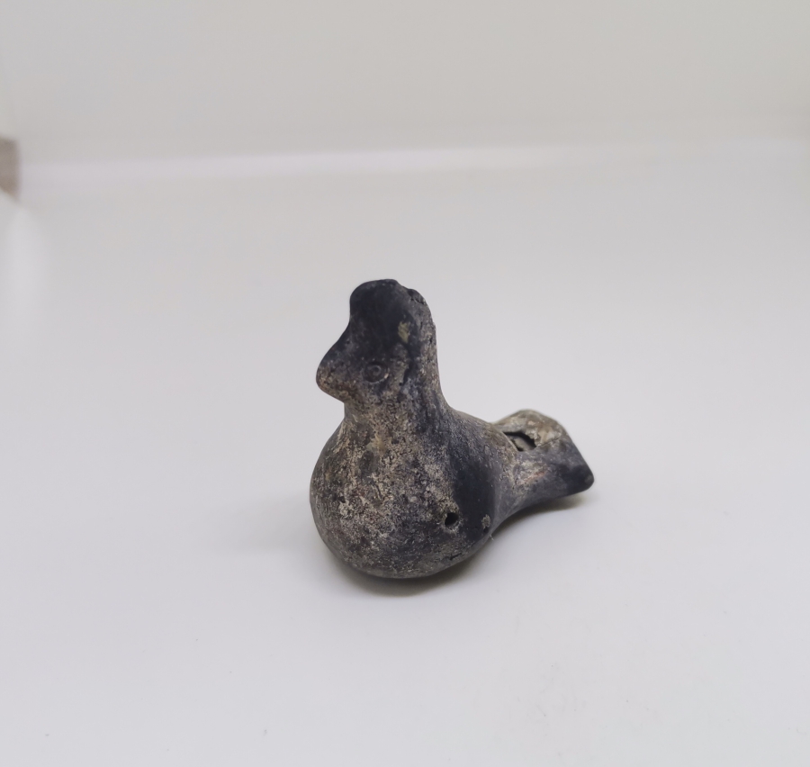 OSMANLI DÖNEMİ EL YAPIMI NADİR KUŞ FİGÜRLÜ OYUNCAK TOPRAK DÜDÜK