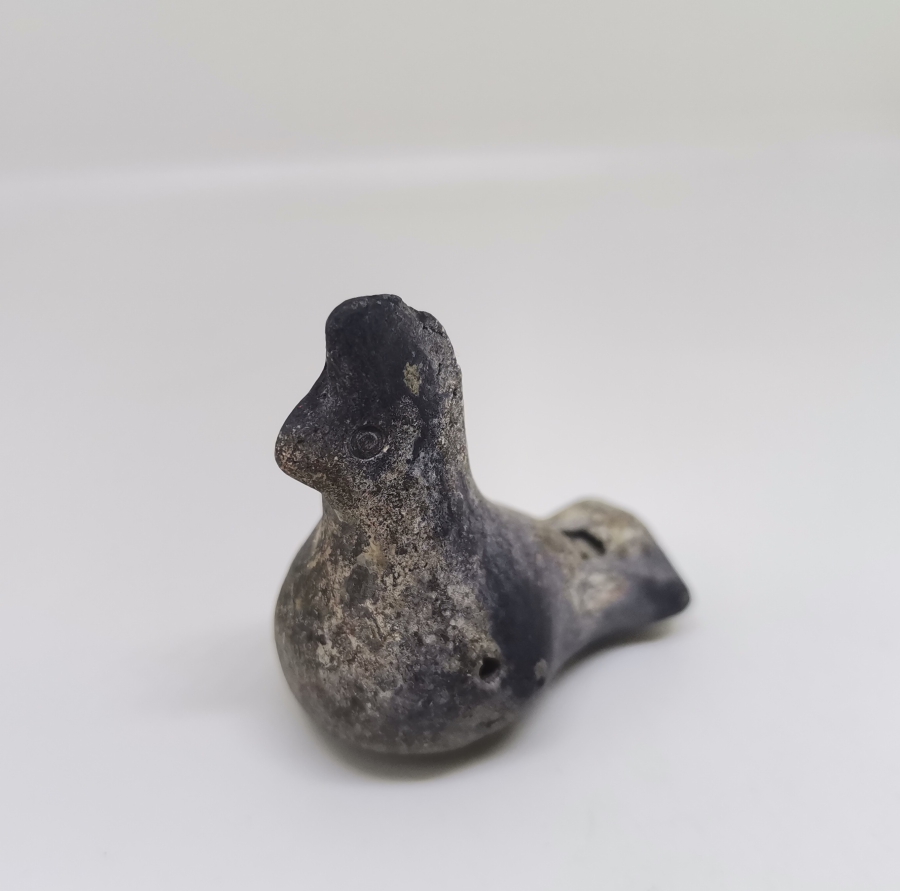 OSMANLI DÖNEMİ EL YAPIMI NADİR KUŞ FİGÜRLÜ OYUNCAK TOPRAK DÜDÜK