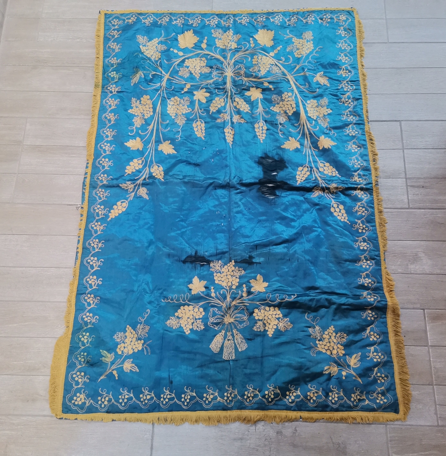 OSMANLI DÖNEMİ NADİR İPEK SECCADE