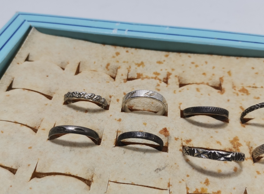 GÜMÜŞ KAPLAMA ANTİKA ALYANS LOTU