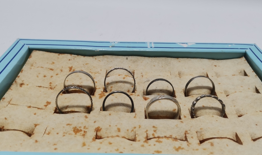 GÜMÜŞ KAPLAMA ANTİKA ALYANS LOTU