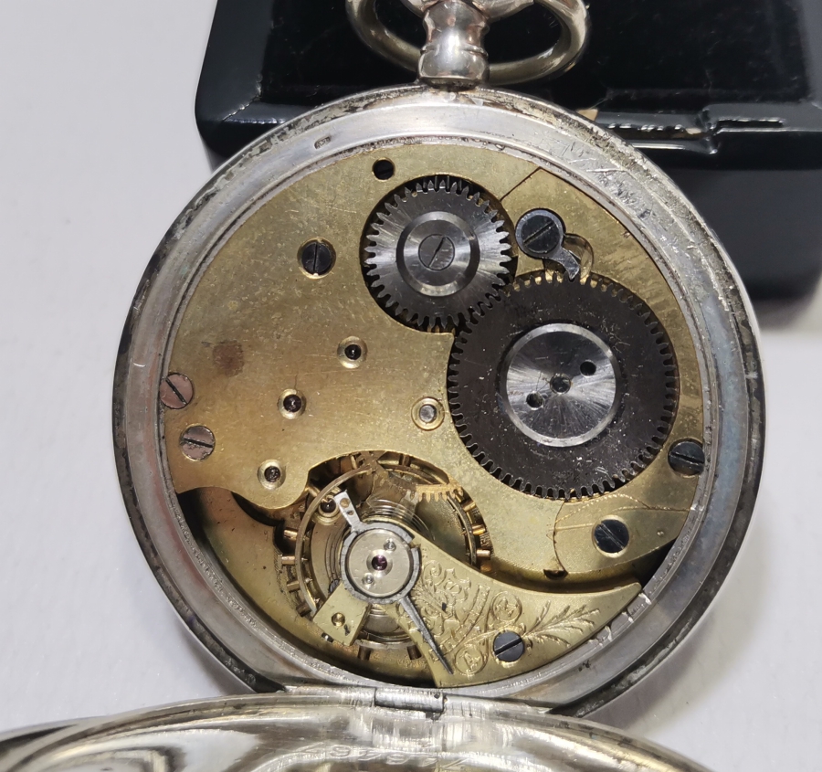 İNGİLİZLERİN OSMANLI PAZARI İÇİN YAPTIĞI AVCI KASA NADİR GÜMÜŞ CEP SAATİ