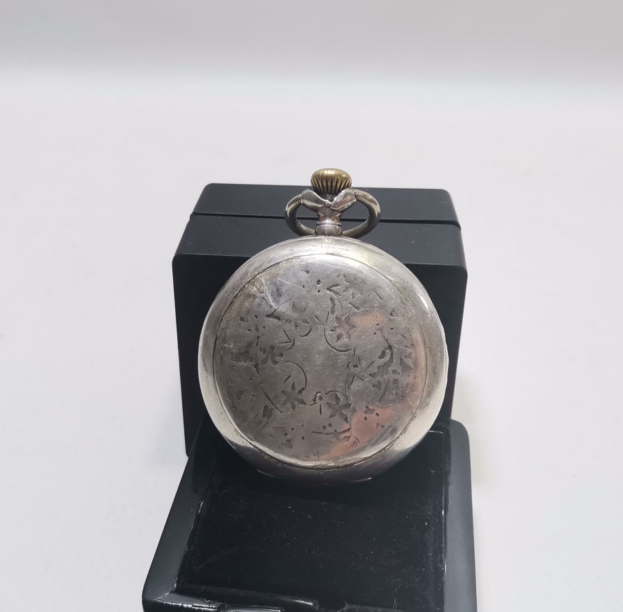 İNGİLİZLERİN OSMANLI PAZARI İÇİN YAPTIĞI AVCI KASA NADİR GÜMÜŞ CEP SAATİ