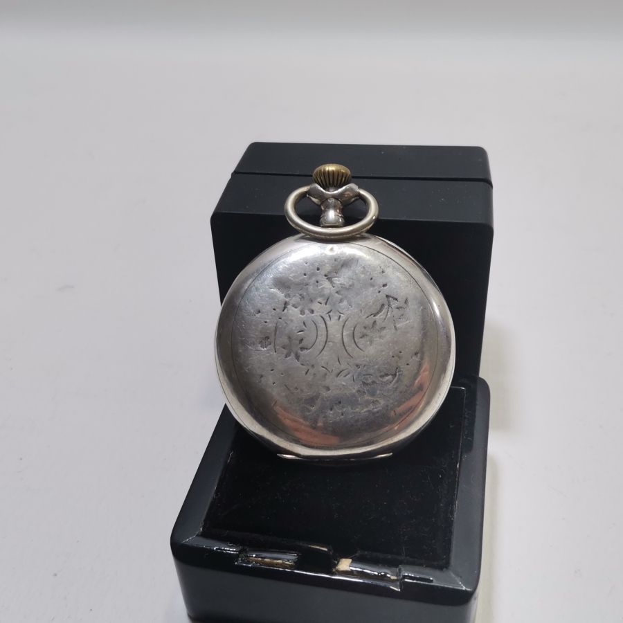 İNGİLİZLERİN OSMANLI PAZARI İÇİN YAPTIĞI AVCI KASA NADİR GÜMÜŞ CEP SAATİ