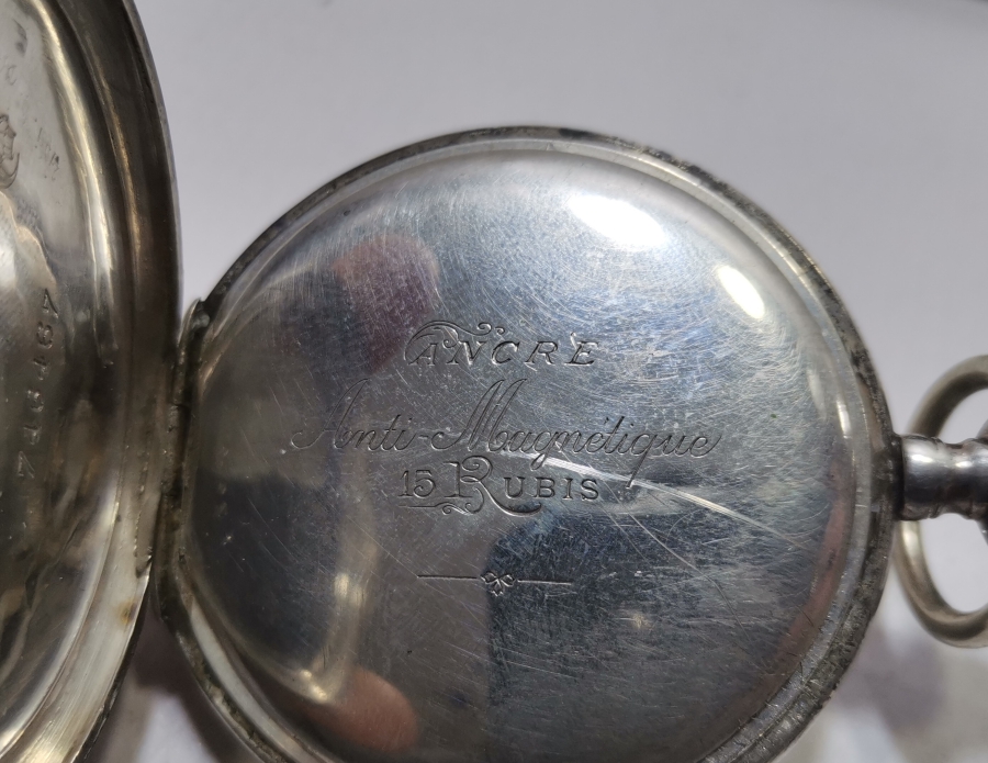 İNGİLİZLERİN OSMANLI PAZARI İÇİN YAPTIĞI AVCI KASA NADİR GÜMÜŞ CEP SAATİ