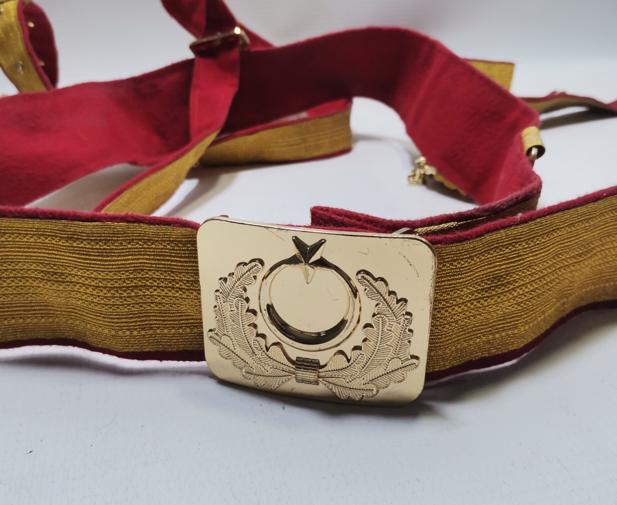 TAM TAKIM ANTİKA SUBAY KEMERİ