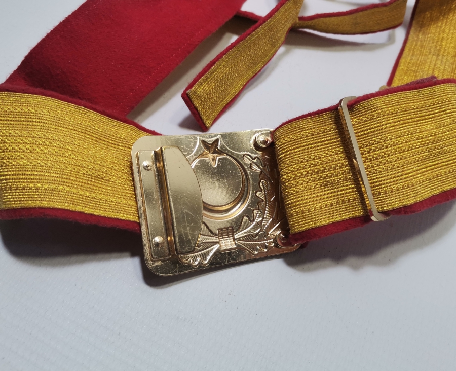 TAM TAKIM ANTİKA SUBAY KEMERİ