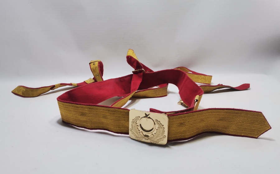 TAM TAKIM ANTİKA SUBAY KEMERİ