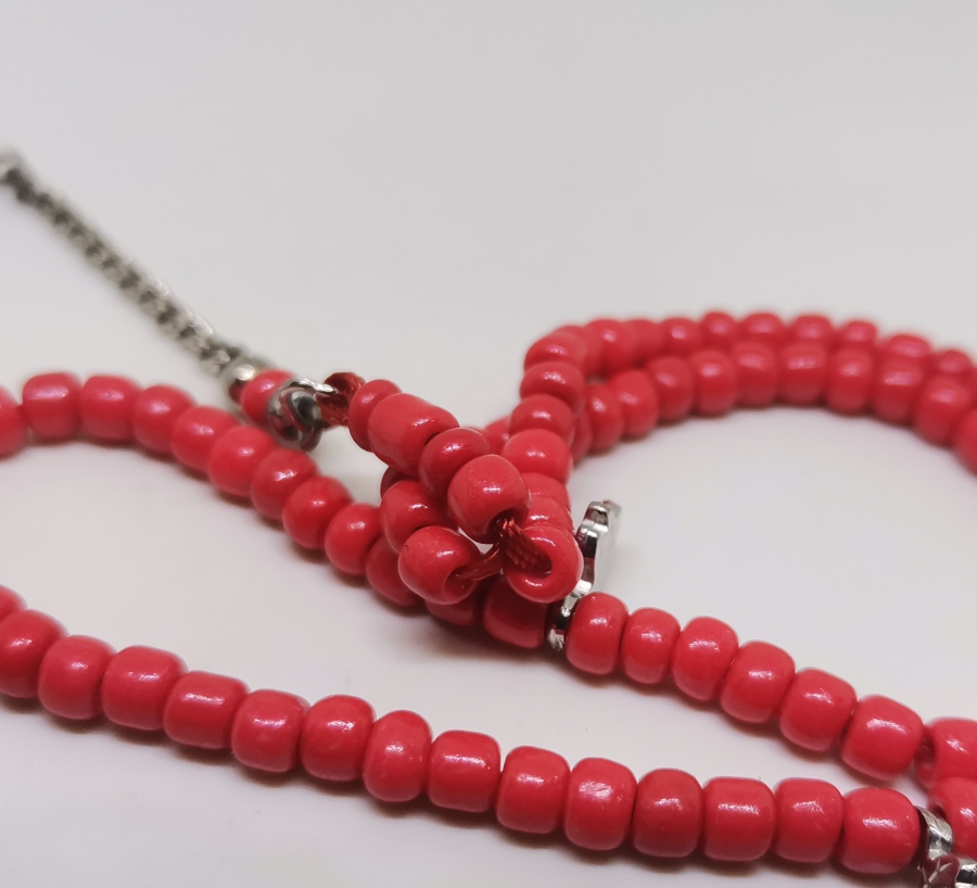 MERCAN TAŞINDAN MAMUL ANTİKA NAMAZ TESPİHİ