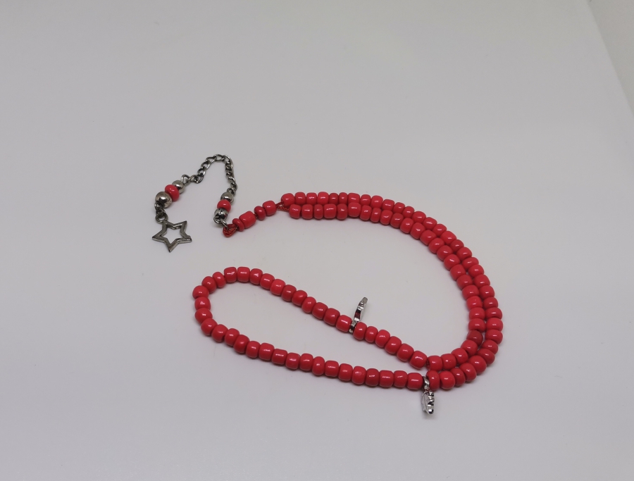 MERCAN TAŞINDAN MAMUL ANTİKA NAMAZ TESPİHİ