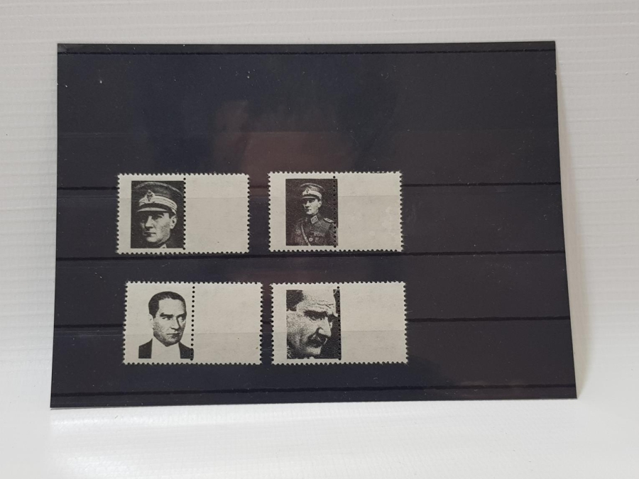 ATATÜRK TEMALI VİNYET PULLAR