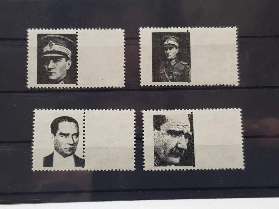 ATATÜRK TEMALI VİNYET PULLAR