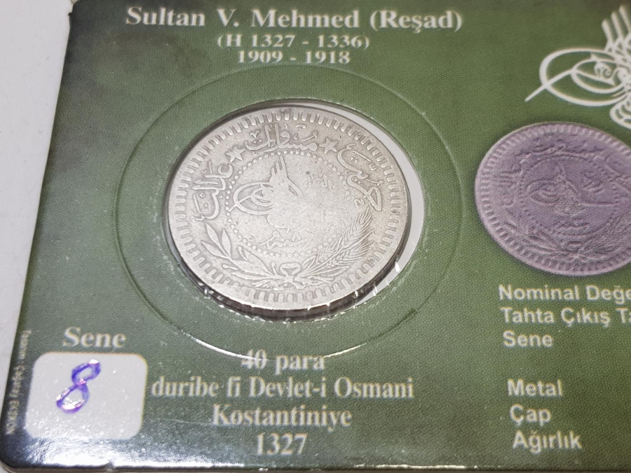 SULTAN MEHMED REŞAD DÖNEMİ NİKEL PARA SETİ