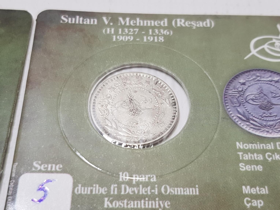 SULTAN MEHMED REŞAD DÖNEMİ NİKEL PARA SETİ