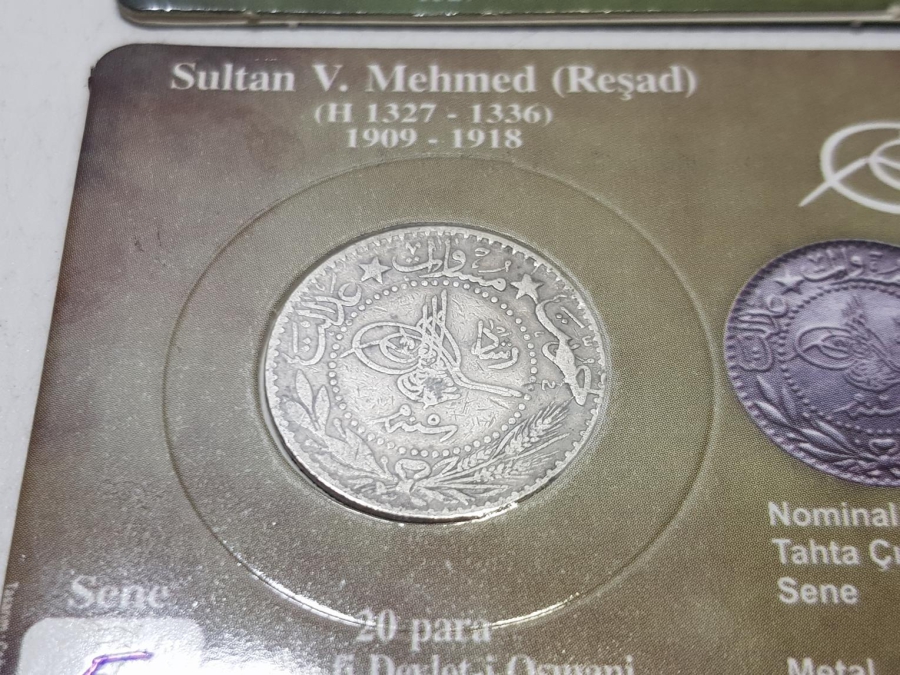 SULTAN MEHMED REŞAD DÖNEMİ NİKEL PARA SETİ