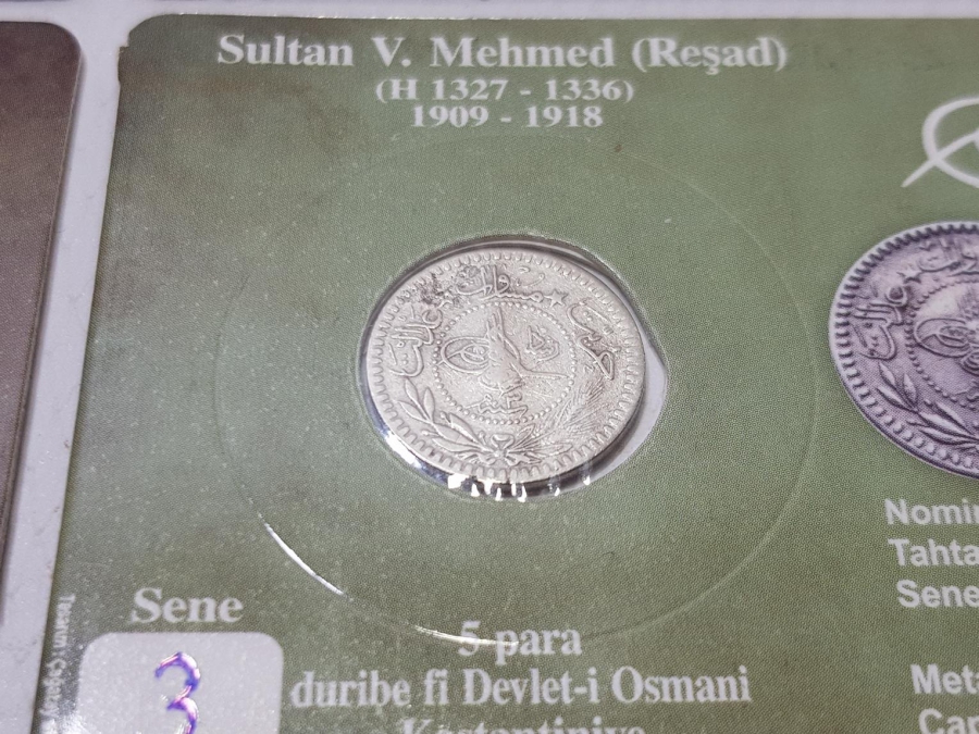 SULTAN MEHMED REŞAD DÖNEMİ NİKEL PARA SETİ