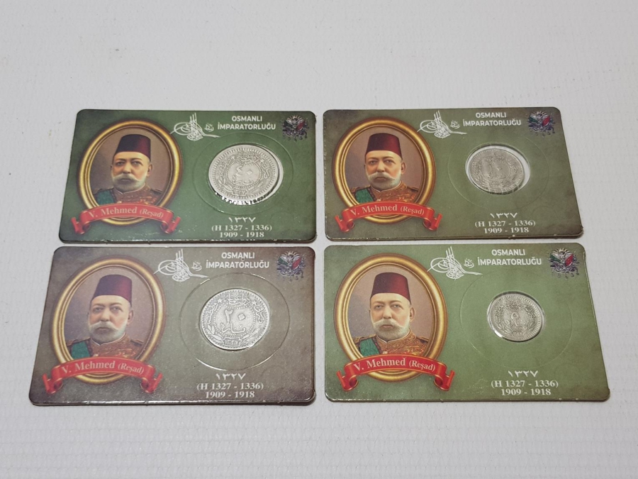 SULTAN MEHMED REŞAD DÖNEMİ NİKEL PARA SETİ
