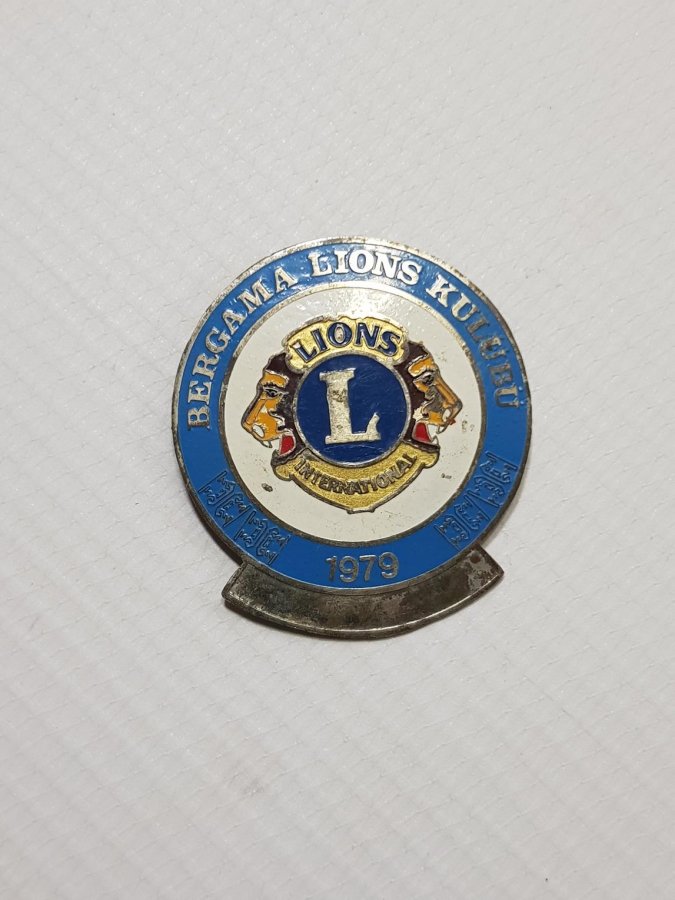 1979 BERGAMA LİONS KULÜBÜ ROZETİ