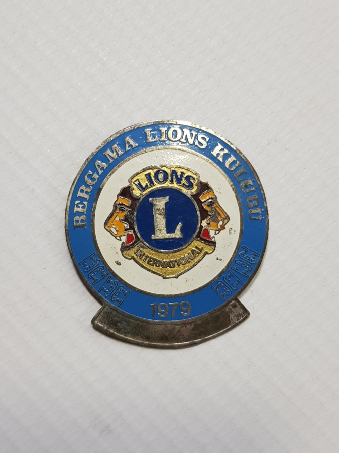 1979 BERGAMA LİONS KULÜBÜ ROZETİ