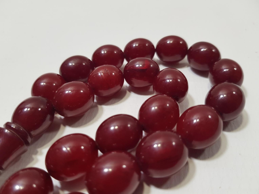 BÜYÜK BOY HARELİ SIKMA KEHRİBAR TESPİH