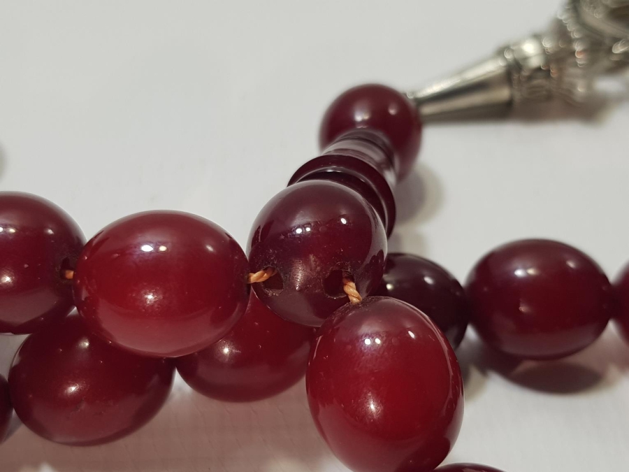 BÜYÜK BOY HARELİ SIKMA KEHRİBAR TESPİH