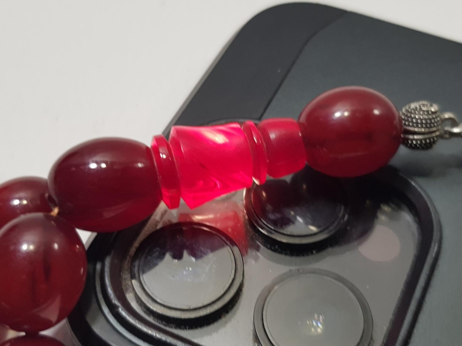 BÜYÜK BOY HARELİ SIKMA KEHRİBAR TESPİH