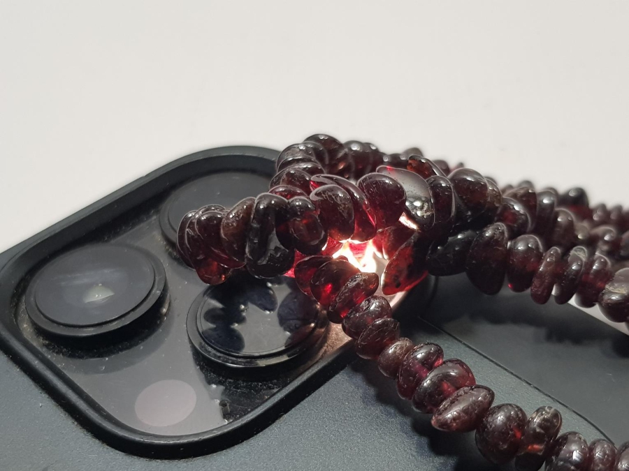 ANTİKA LAL TAŞI GERDANLIK