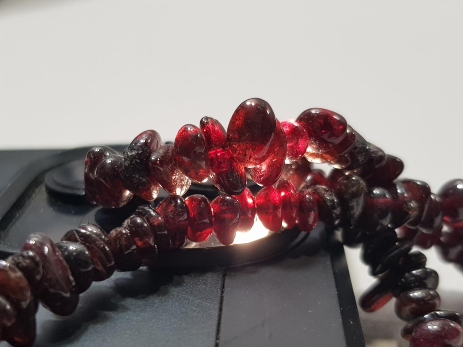 ANTİKA LAL TAŞI GERDANLIK