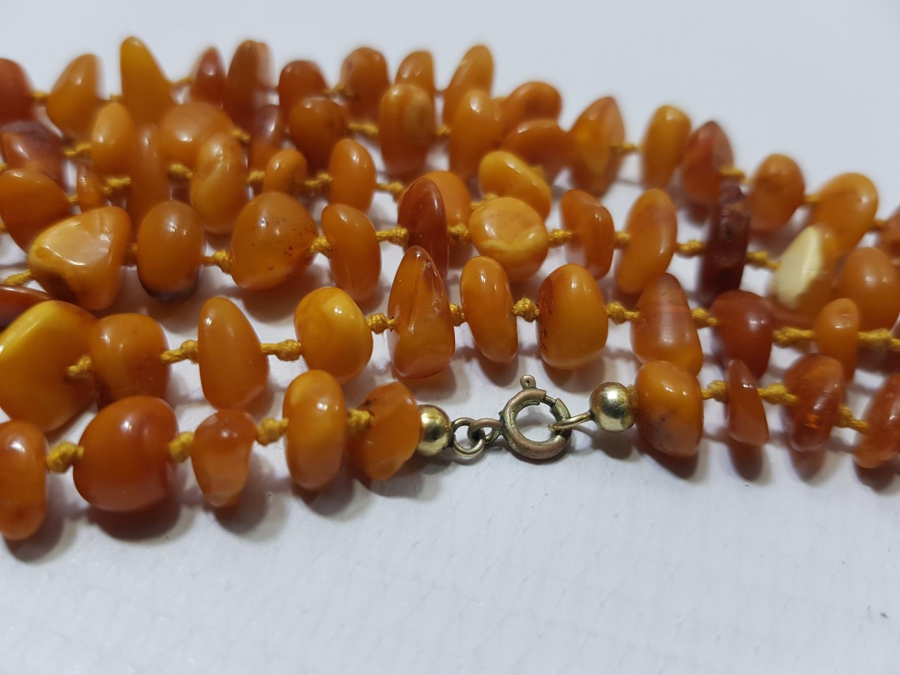 ANTİKA DAMLA KEHRİBAR GERDANLIK