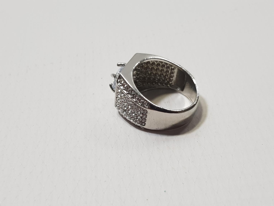 AQUAMARİN VE ZİRKON TAŞLI BİJUTERİ YÜZÜK