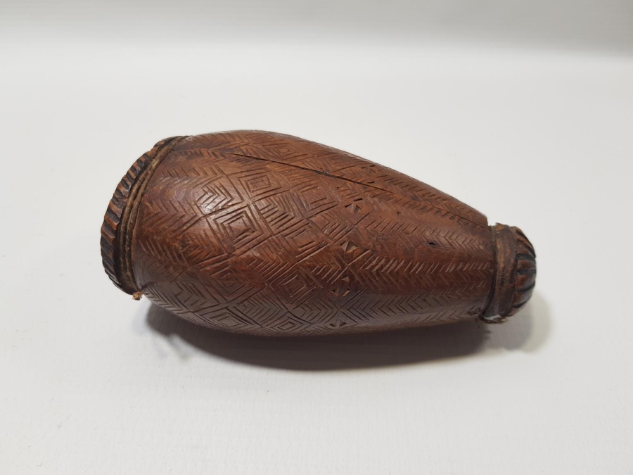 OSMANLI DÖNEMİ ÇOK NADİR YENİÇERİ KALE TÜFEĞİ BARUTLUĞU