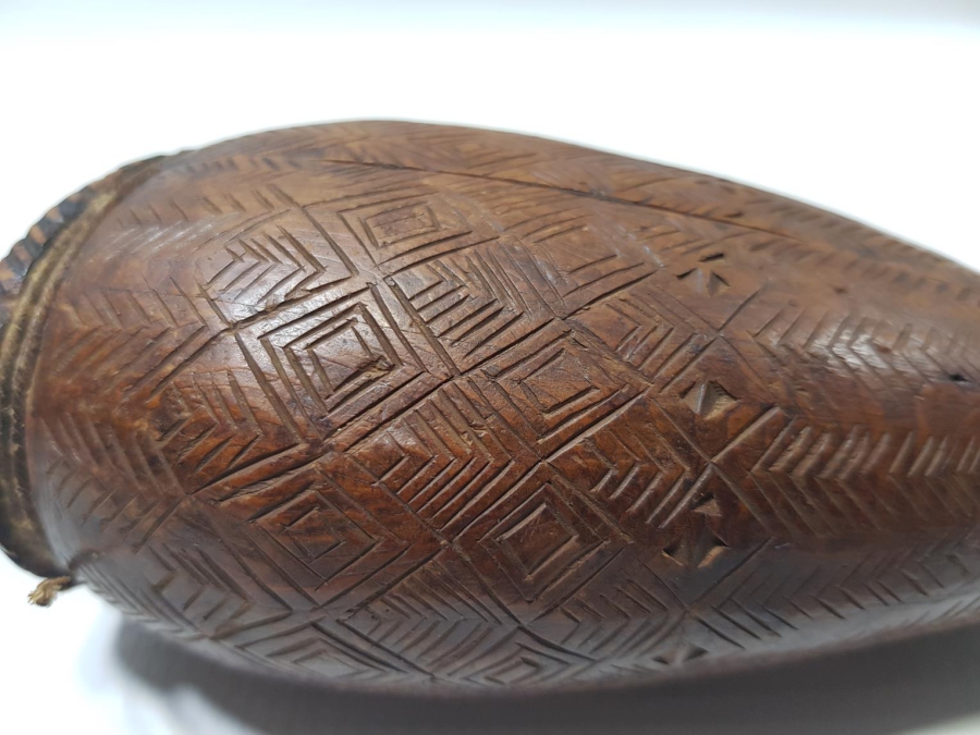 OSMANLI DÖNEMİ ÇOK NADİR YENİÇERİ KALE TÜFEĞİ BARUTLUĞU