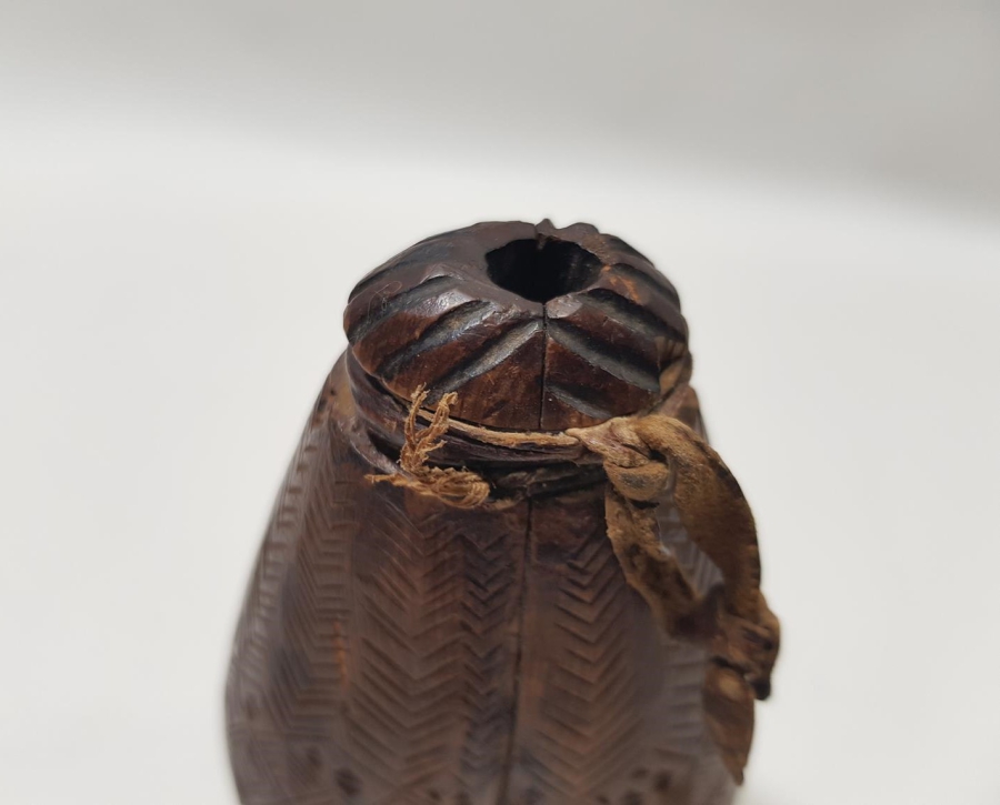 OSMANLI DÖNEMİ ÇOK NADİR YENİÇERİ KALE TÜFEĞİ BARUTLUĞU