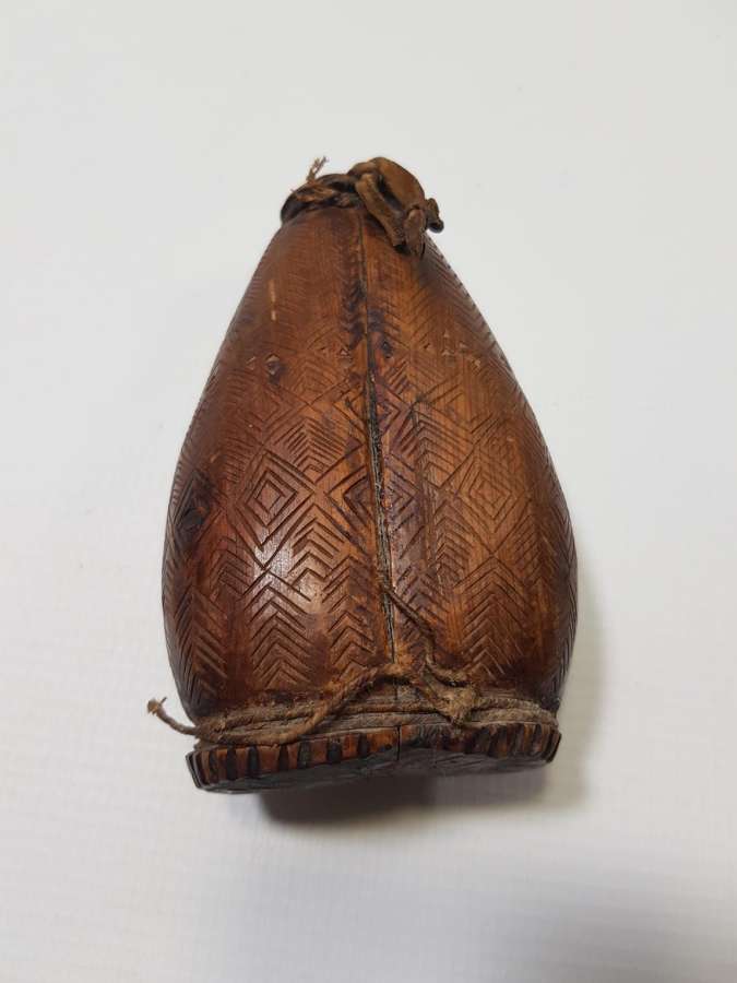 OSMANLI DÖNEMİ ÇOK NADİR YENİÇERİ KALE TÜFEĞİ BARUTLUĞU